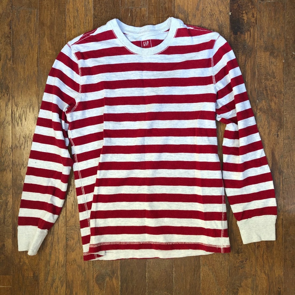 **deleting soon** Men Long Sleeve Stripe Crewneck